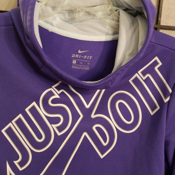 Nike Size XL Girls Hooded Dri-Fit Sweatshirt - Picture 3 of 6
